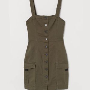 Denim Overall Dress 💐💚 NWT 3XS